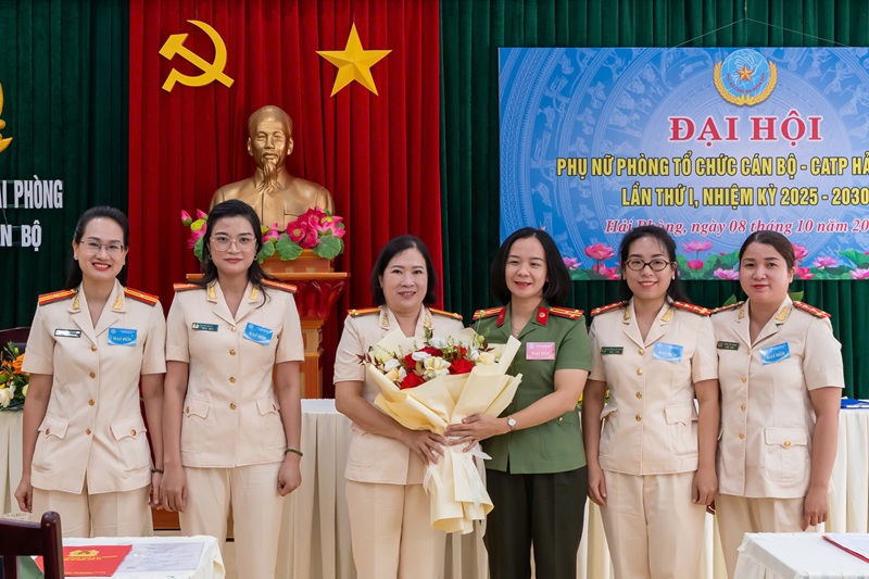 Đại hội Hội Phụ nữ Phòng Tổ chức cán bộ CATP lần thứ I, nhiệm kỳ 2025 - 2030: Phát huy vai trò chủ thể của hội viên trên các lĩnh vực công tác